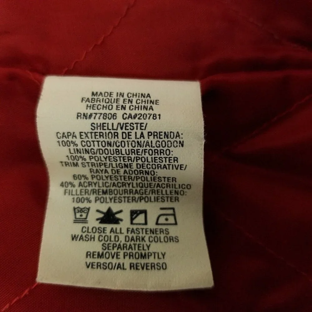 Tommy Hilfiger Kids Vintage Denim Jacket Blue Sz L Faux Sherpa Collar Cuffs Logo - Picture 4 of 13